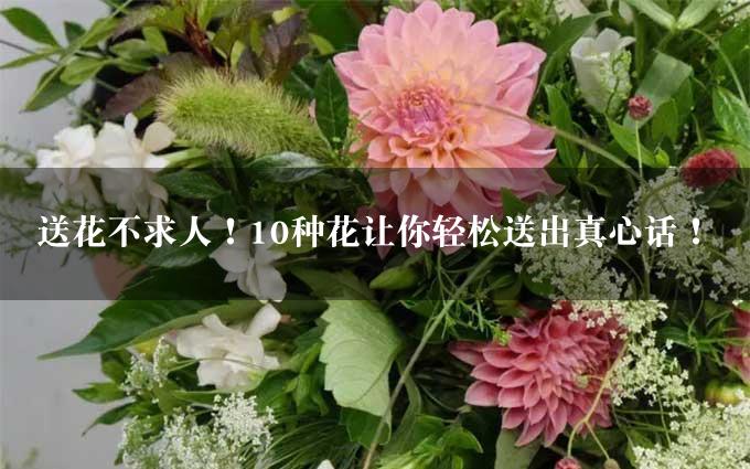 送花不求人！10种花让你轻松送出真心话！