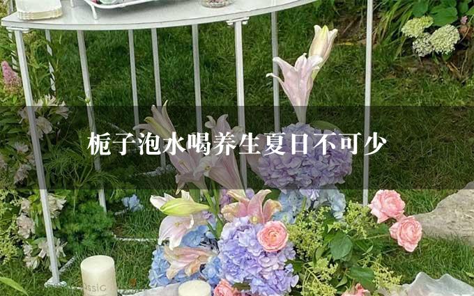 栀子泡水喝养生夏日不可少