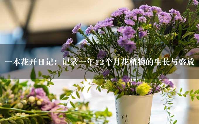 一本花开日记：记录一年12个月花植物的生长与盛放